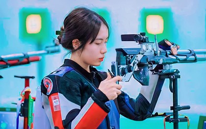 Nữ xạ thủ sinh năm 2003 xinh như mộng đánh bại VĐV Thái Lan giành HCV SEA Games cho Việt Nam