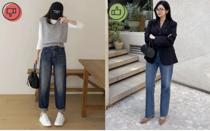 Quần jeans trẻ trung thật nhưng cũng có 4 kiểu lỗi mốt, mix thế nào cũng không sành điệu nổi