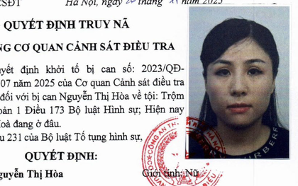 Ai nhìn thấy Nguyễn Thị Hoà, liên hệ ngay công an SĐT 0966111395