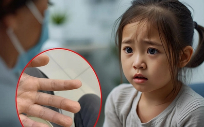 Bé gái được bố đưa đến khám vì ho hơn 2 năm không dứt, bác sĩ yêu cầu bé nhúng tay vào nước và kết quả vỡ òa