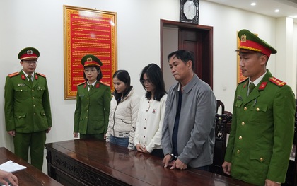 Đồng loạt khám xét 9 địa điểm, bắt giám đốc Vũ Sơn và kế toán Vũ Thị Khánh Huyền