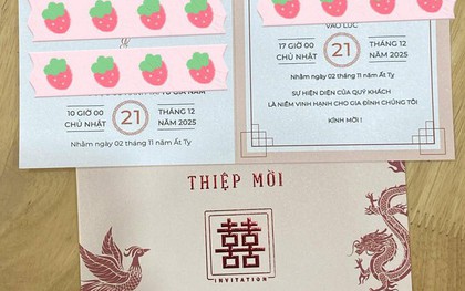 Chiếc thiệp cưới thị phi nhất cõi mạng hôm nay: Chuyện nhỏ như con kiến nhưng phơi bày vị thế trong gia đình