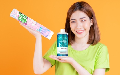 Bí mật sạch sâu, dưỡng ẩm cho làn da mụn - Bộ đôi tẩy trang Ipek x Eveline