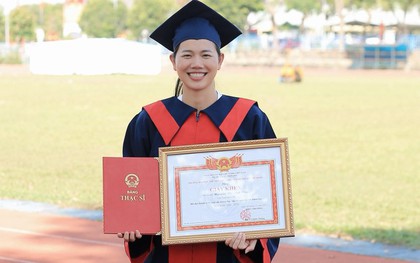 Ánh Viên cực xinh ngày nhận bằng Thạc sĩ, netizen không ngớt lời khen: "Bơi lội chị đỉnh chóp, nay càng ít ai sánh bằng!"