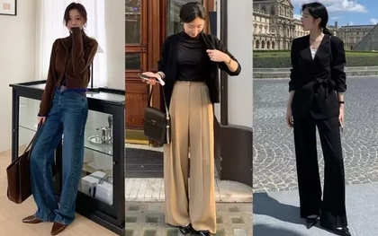 Quần ống rộng vốn đã sang nhưng mặc theo 5 công thức này lại càng thêm đẳng cấp