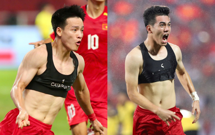 Sự thật về chiếc “crop top đen” giúp Thanh Nhàn và Tiến Linh khoe múi, khoe cả chiến thắng