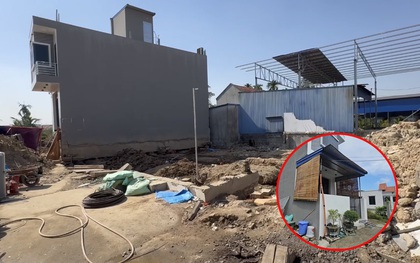 Bất ngờ hình ảnh mới nhất của ngôi nhà xây nhầm trên đất hàng xóm ở Hải Phòng, sắp về đúng chỗ