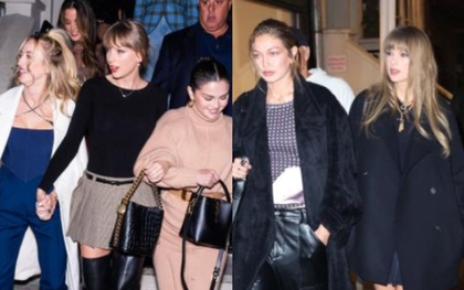Taylor Swift "quậy" tung tiệc độc thân xa hoa với Selena Gomez - Gigi Hadid, ngày cưới đến gần lắm rồi?