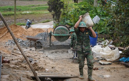 ‘Chiến dịch Quang Trung’ xây nhà thần tốc: ‘Bộ đội làm nhà nhanh mà đẹp lắm’