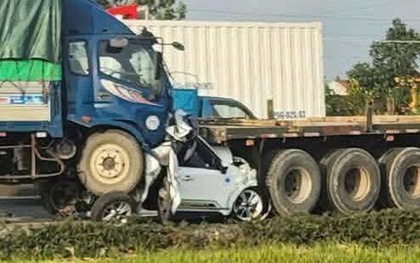 Tai nạn giao thông liên hoàn thảm khốc, 3 người thương vong, 7 xe ô tô bị hư hỏng
