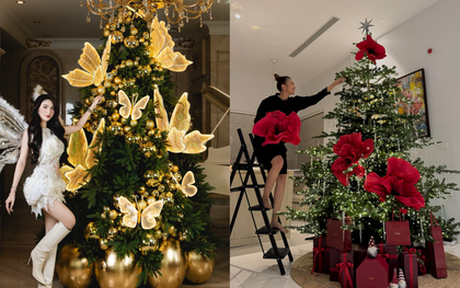 Nhà giàu chơi Noel kiểu gì? Lộ diện cây thông của 1 phú bà "giữ chuỗi đầu tư khủng", đẹp không đối thủ