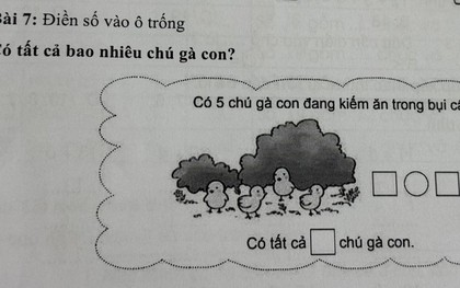Bài toán tiểu học khiến phụ huynh phải lên mạng hỏi vì dữ liệu được "giấu" trong bụi cây