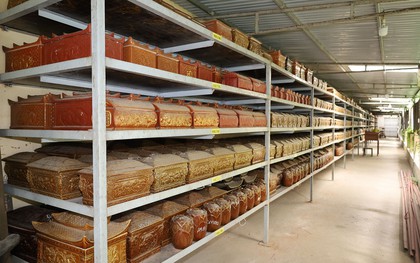 Hơn 1.800 bộ tro cốt vô danh được đặt tạm bợ tại nghĩa trang lớn nhất Hải Phòng