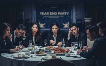 Thưởng cuối năm không có một đồng dù công ty tổ chức tiệc tổng kết linh đình