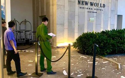 Người nước ngoài nghi rơi lầu ở New World Hoiana, camera ghi cảnh 2 người vội vã rời đi