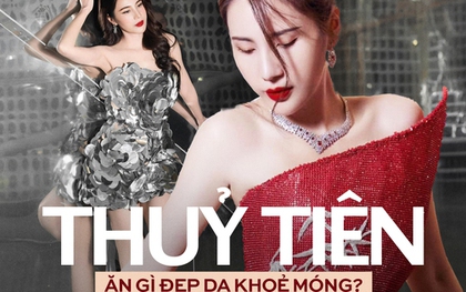 Kiểu ăn được duy trì hơn 1 năm qua giúp Thủy Tiên da đẹp mướt, nhìn sang bộ móng càng thấy lựa chọn đúng đắn