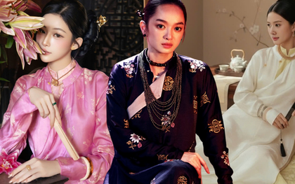 Gạt đi kiểu áo “thị phi”, nhiều local brand vẫn tinh tế tái hiện áo dài Ngũ thân cảm hứng từ "Người vợ cuối cùng"