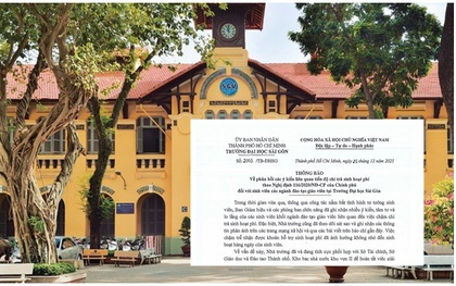 1.000 sinh viên bị nợ hàng chục tỷ đồng tiền sinh hoạt phí: Đại học Sài Gòn lên tiếng, "mong thông cảm"