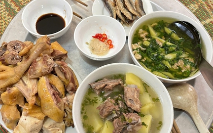 Mâm cơm cuối năm của 1 gia đình vừa trả hết nợ: Không vén khéo, 0 đồng tiết kiệm nhưng... vui!