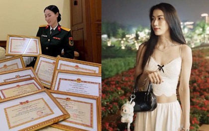 Hoa khôi bóng chuyền mang hàm Đại uý gây sốt với ảnh tổng kết 2025: Visual xinh đẹp, thành tích cực "khủng"!