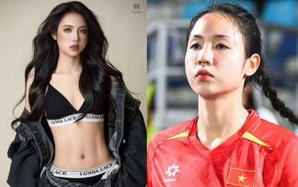 Hotgirl tuyển nữ Việt Nam Trần Thị Duyên diện nội y sexy, khoe body cực phẩm, khác hẳn lúc thi đấu SEA Games