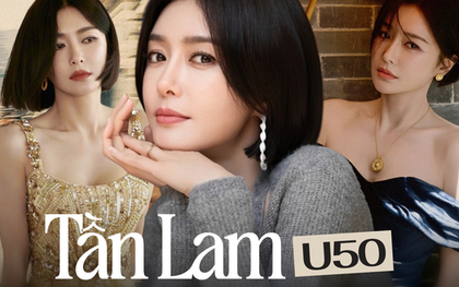 Tần Lam trẻ đẹp đầy khí chất, dù đứng, đi hay ngồi cũng làm 1 việc để giữ vòng eo A4, trẻ lâu phát hờn