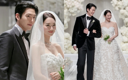 Lần đầu lộ chi tiết "đắt giá" trong buổi chụp ảnh cưới Shin Min Ah - Kim Woo Bin