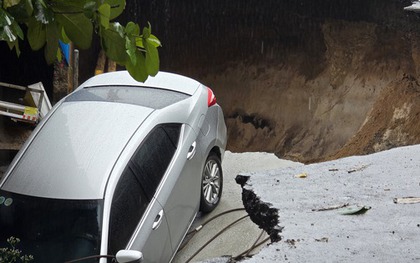 Hiện trường "hố tử thần" ngay trung tâm Đà Nẵng