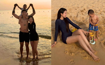 Doãn Hải My khoe chân dài thẳng tắp, tình tứ e ấp bên Văn Hậu, còn ai đồn tiểu thư thích to tiếng với chồng?