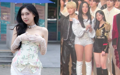 Mỹ nhân cao 1m75 như "người khổng lồ" khi đụng độ "nữ thần Waterbomb" Kwon Eunbi