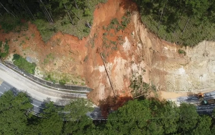 Lâm Đồng công bố tình huống khẩn cấp về thiên tai trên 4 quốc lộ và đèo Prenn