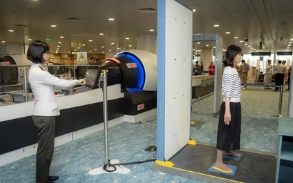 Hệ thống soi chiếu thông minh, kiểm tra an ninh chỉ vài giây ở sân bay Nội Bài