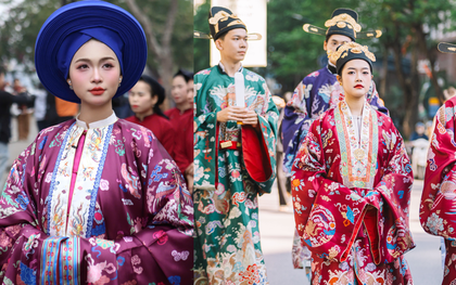 Cái bắt tay vì văn hóa việt từ sự kiện diễu hành cổ phục "Bách hoa hỷ sự"