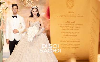 63 bàn tiệc cưới của Tiên Nguyễn gây choáng với toàn món nhà giàu