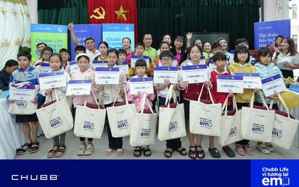 “Chubb Life – Vì Tương Lai Em” san sẻ với trẻ em khó khăn và chịu ảnh hưởng bởi bão lũ