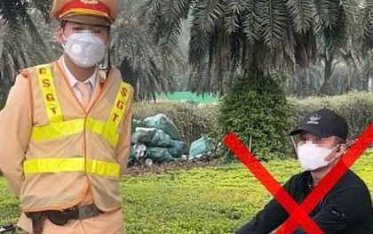 CSGT thông tin về việc người đàn ông "can thiệp" tín hiệu đèn giao thông