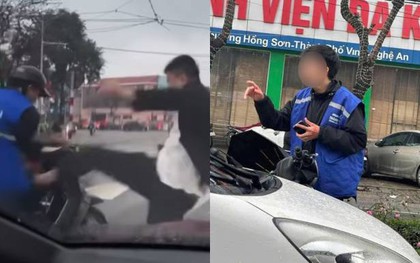 Lại thêm một nam shipper bị người đàn ông hành hung giữa đường ở Nghệ An