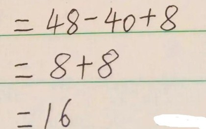 Phụ huynh làm toán lớp 2 đưa ra kết quả đúng nhưng vẫn bị giáo viên chấm sai, dân mạng nhìn qua cũng bối rối vô cùng