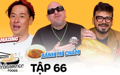 Khách Tây nếm thử 3 món bánh mỳ chấm