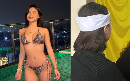 Louis Phạm tung ảnh bikini khoe body cực "cháy" nhưng dân mạng lại thắc mắc về story đeo khăn tang trước đó nửa ngày