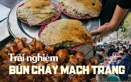 Lặn lội mấy chục cây số đi ăn thử "quán rặng tre" nức tiếng Đông Anh, xe ô tô xếp hàng dài, giờ cao điểm khách phải tự phục vụ