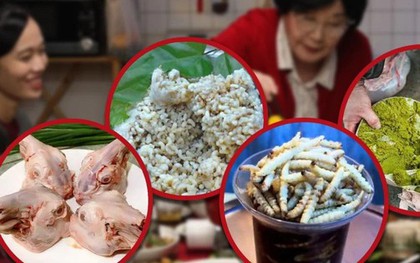 Giật mình món lẩu phân bò, cà phê sâu...