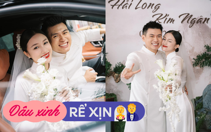 Xả ảnh nét căng lễ ăn hỏi của Salim và Hải Long, 2 bó hoa cầm tay bỗng khiến netizen đổ xô xin "in tư"