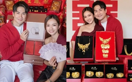 Flex như cặp “kim đồng ngọc nữ” showbiz: Báo tin hỷ bằng ảnh sính lễ vàng ròng gây choáng