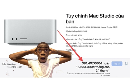 Xem thử giá Mac Studio bản "max option" và cái kết... hết hồn: Đắt hơn cả Vinfast VF3!