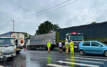Tai nạn trên Quốc lộ 1 ở Quảng Bình: Nhiều xe đâm nhau liên hoàn