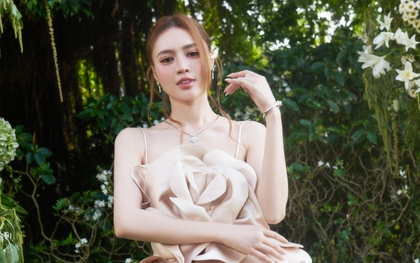 Lan Ngọc tỏa sáng cùng bộ trang sức kim cương hàng trăm triệu đồng ở sự kiện thời trang tại TP.HCM
