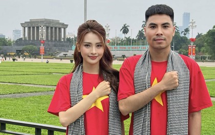 MC Huyền Trang Mù Tạt tung ảnh yêu nước với bạn trai cầu thủ nổi tiếng chặn đứng tin đồn rạn nứt tình cảm