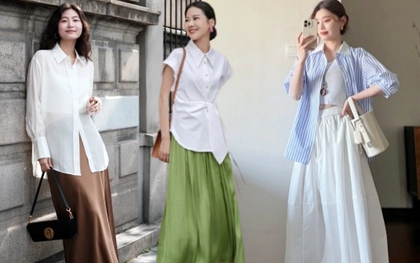 Áo sơ mi + chân váy: Combo “nữ thần” đầu hè mà nàng nào cũng nên thử ít nhất một lần!