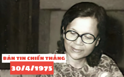 Người đọc Bản tin chiến thắng 30/4/1975: Tự học để trở thành phát thanh viên, trong túi lúc nào cũng có một cuốn sách